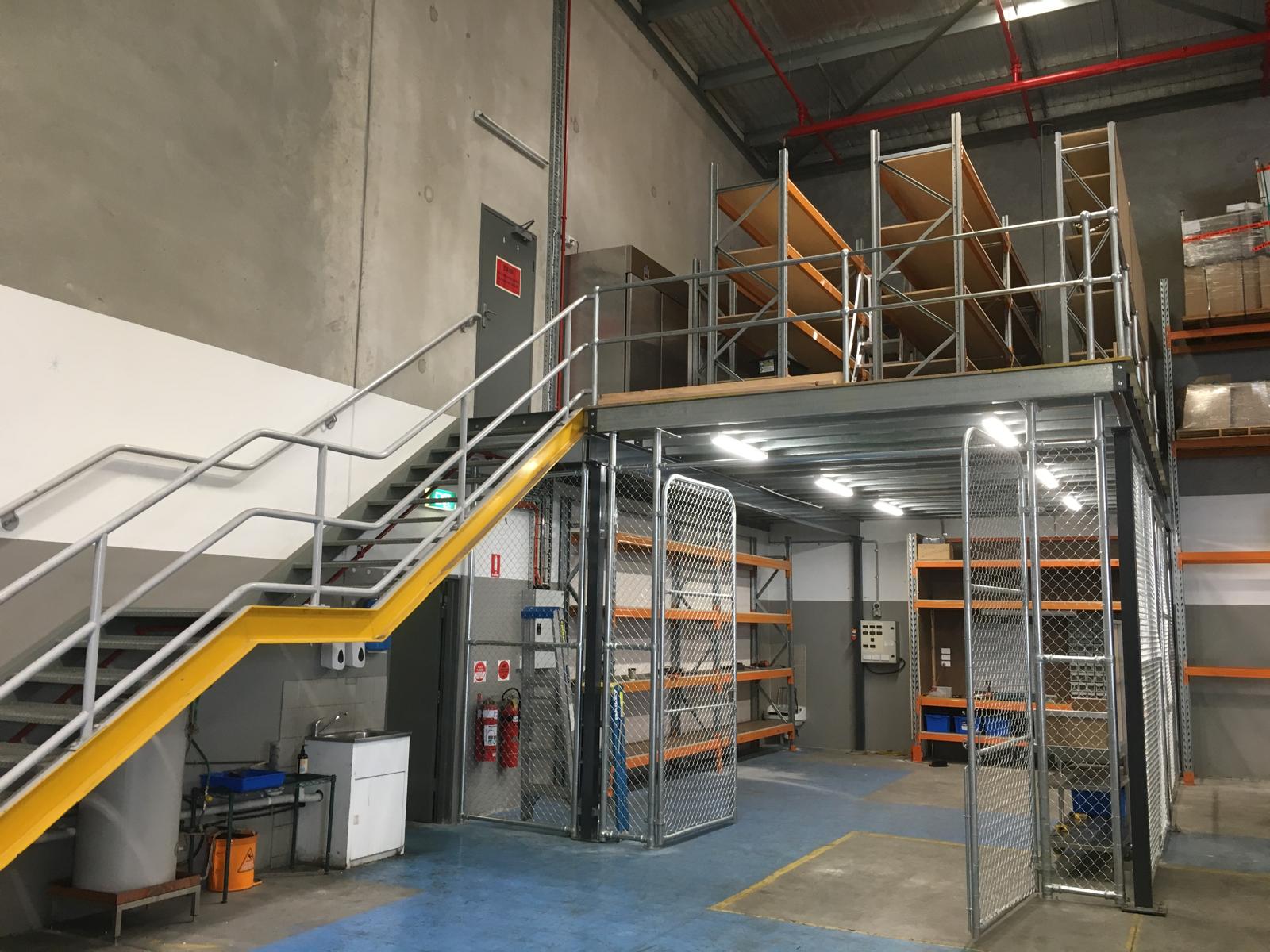 Structural Steel Mezzanine