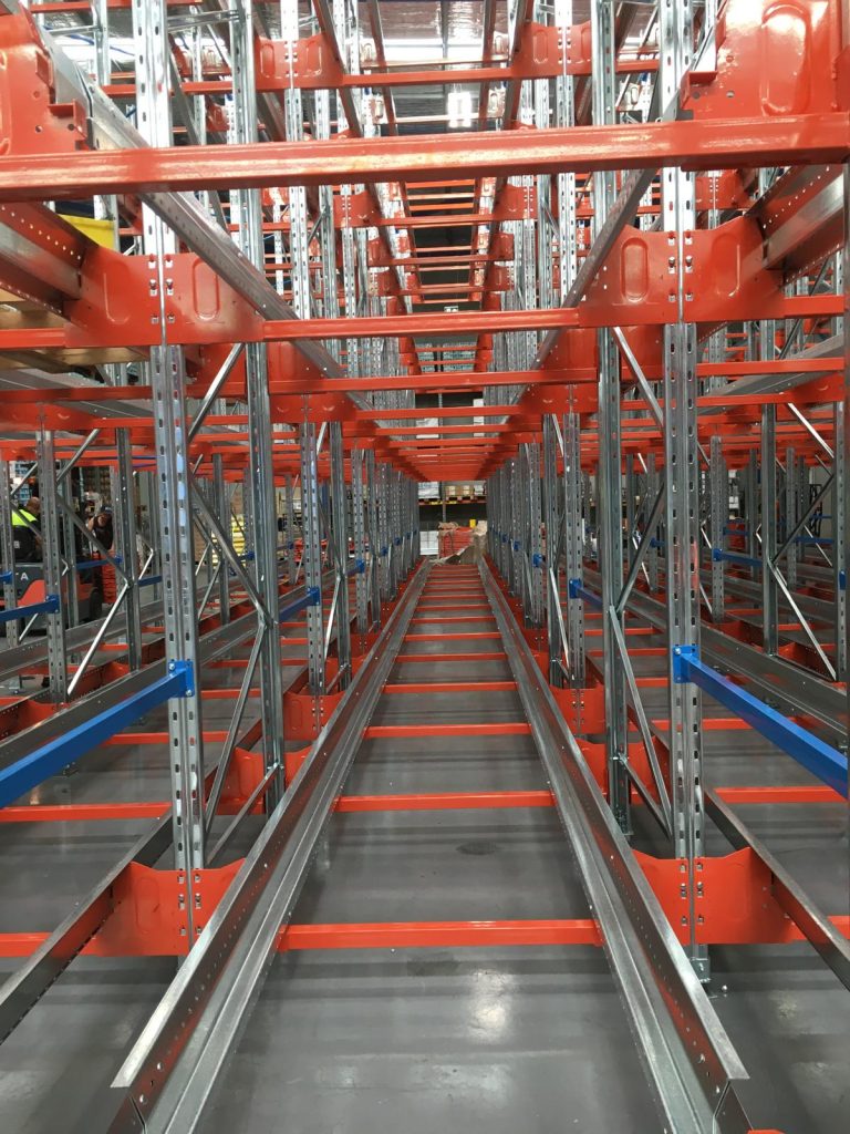 Gravity Flow Pallet Racking